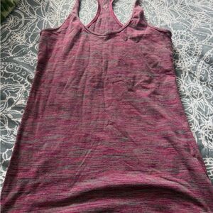 Women's Pink Tank striped lululemon Top